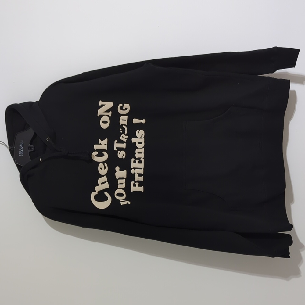 NWOT Strong Homies " life isn't always easy" Hoodie size large
